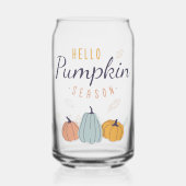 hallo Pumpkin Season Blikvorm Glas (Voorkant)