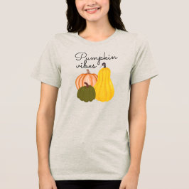 Hallo Pumpkin Season Herfst Vibes Pumpkin Spice Tri-Blend Shirt
