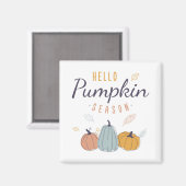 hallo Pumpkin Season Magneet (Voorkant / Achterkant)
