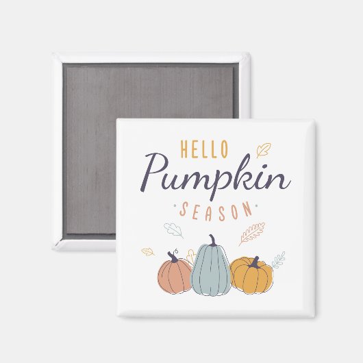 hallo Pumpkin Season Magneet (Voorkant / Achterkant)