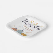 hallo Pumpkin Season Papieren Bordje (Gebogen)