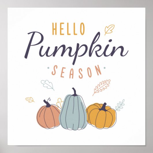hallo Pumpkin Season Poster (Voorkant)
