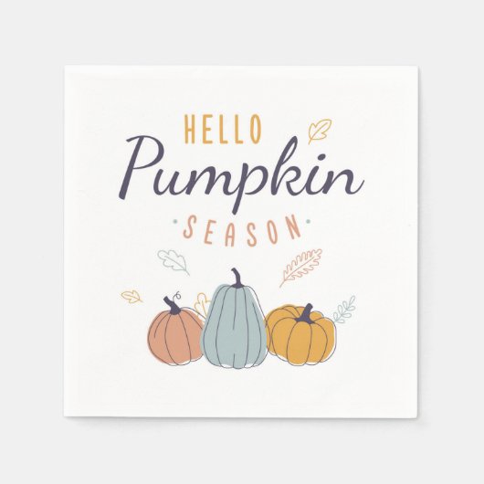 hallo Pumpkin Season Servet (Voorkant)