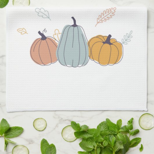 hallo Pumpkin Season Theedoek (Gevouwen)