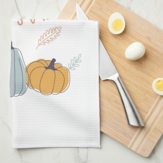 hallo Pumpkin Season Theedoek (Quarter Fold)