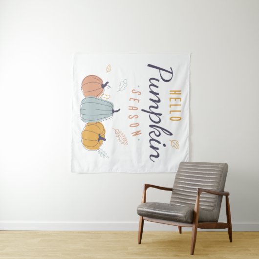 hallo Pumpkin Season Wandkleed (In Situ (horizontaal))