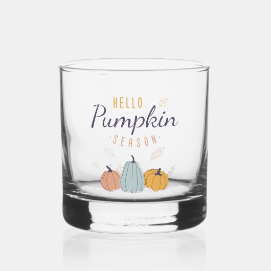 hallo Pumpkin Season Whisky Glas (Voorkant)