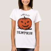 hallo Pumpkin-Shirt, Shirt van vrouwen, Herfst (Voorkant)
