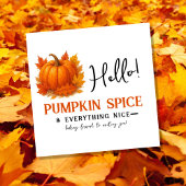 Hallo Pumpkin Spice & Alles Nice Buurvrouw Aankondiging