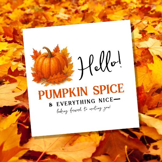 Hallo Pumpkin Spice & Alles Nice Buurvrouw Aankondiging