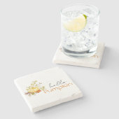 hallo Pumpkin Stenen Onderzetter (Zijkant)