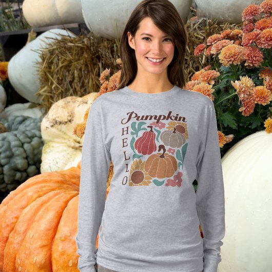 Hallo Pumpkin T-shirt met lange mouwen