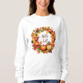 Hallo Pumpkins, Herfst Herfst Vibes Trui (Voorkant)