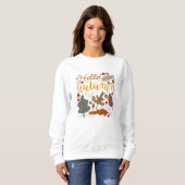 Hallo Pumpkins, Herfst Herfst Vibes Trui (Voorkant volledig)