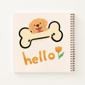 Hallo Pup: Opgewekt  Notitieboek (Achterkant)