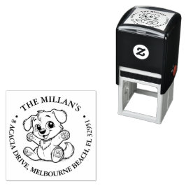 hallo Puppy lover thema Zelfinktende Stempel