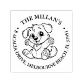 hallo Puppy lover thema Zelfinktende Stempel (Design)