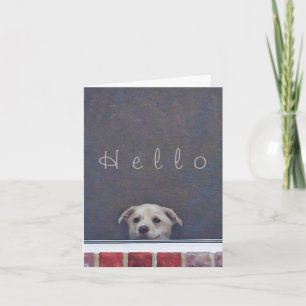 Hallo Puppy popping up to say! Kaart