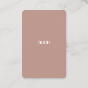 Hallo Pure Moin/Moin Visitekaartje