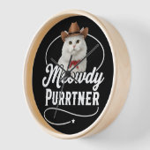 Hallo Purrtner Grappige Kat Cowboy Western Pun Ont (Hoek)