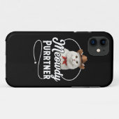 Hallo Purrtner Grappige Kat Cowboy Western Pun Ont Case-Mate iPhone Case (Achterkant (horizontaal))