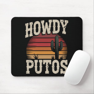Hallo Putos Grappige Cactus Retro Vintage Muismat