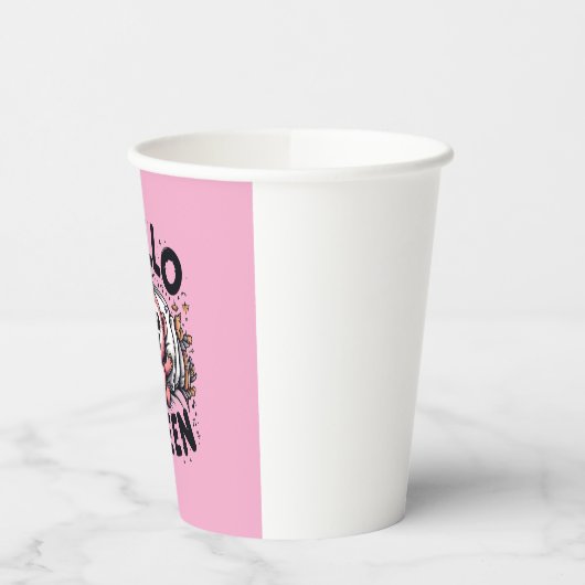 Hallo Queen Papieren Bekers (Links)