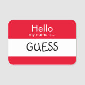 hallo... Raad Naamplaatje (Voorkant)