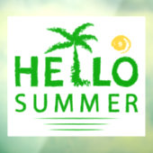 hallo raamsticker (Vel 3)