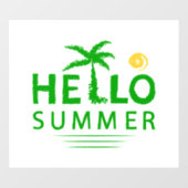 hallo raamsticker (Vel)