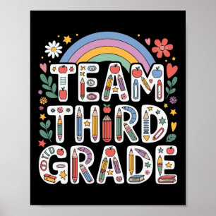 Hallo Rainbow Leerkracht Derde Klas Klaslokaal Ter Poster