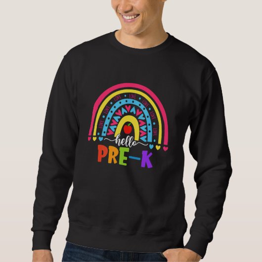 hallo Rainbow-team Hallo Preschool Rocks Squ Trui (Voorkant)