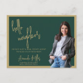 Hallo Realtor Mailer Vastgoed Marketing Farming Briefkaart (Voorkant)