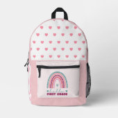 Hallo Regenboog Bedrukte Rugzak (Voorkant)