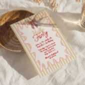 Hallo Retro 30e handgeschilderde boog Kaart