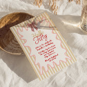 Hallo Retro 50e handgeschilderde boog Kaart