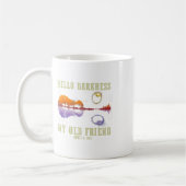 Hallo Retro Darkness Mijn Oude Vriend Grappig Tota Koffiemok (Links)