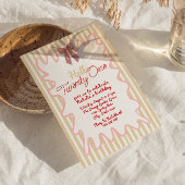 Hallo Retro geschilderde boog Kaart