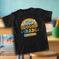 Hallo Retro Rainbow 2e klas met jaar