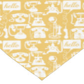 Hallo Retro Yellow of Tafelkleed (Gekanteld)