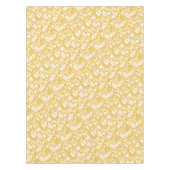 Hallo Retro Yellow of Tafelkleed (Voorkant)