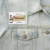 Hallo Richard Classic Name Tag (In situ)