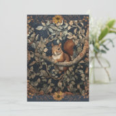 Hallo Rode eekhoorn in een boom Kaart (Staand voorkant)