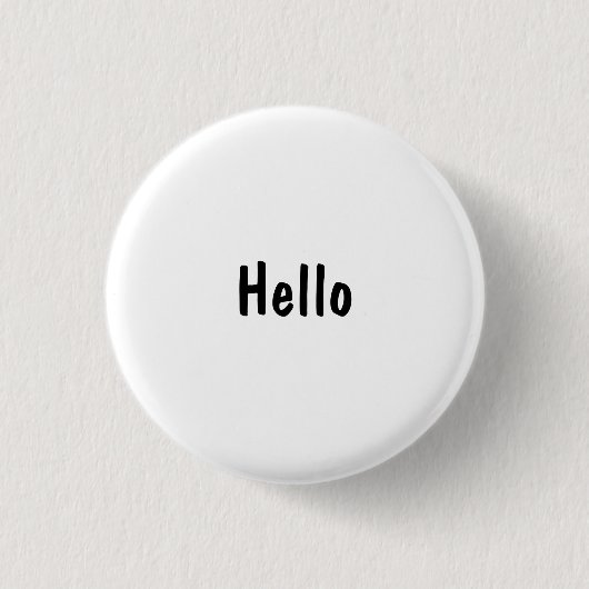 Hallo Ronde Button 3,2 Cm (Voorkant)