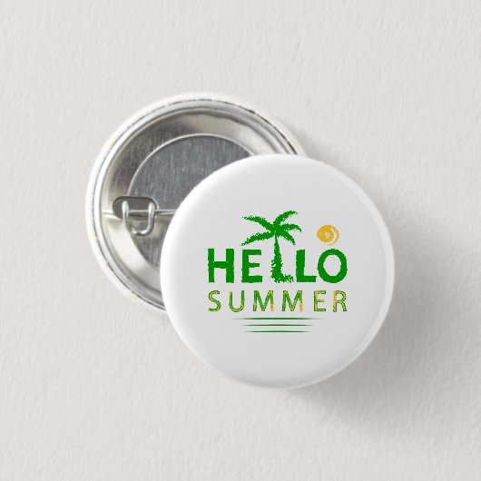hallo ronde button 3,2 cm (Voorkant /achterkant)