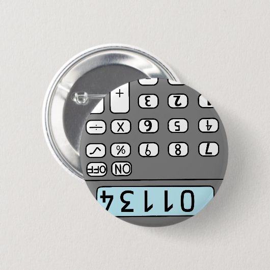 hallo ronde button 5,7 cm (Voorkant /achterkant)