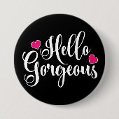 hallo ronde button 7,6 cm (Voorkant)