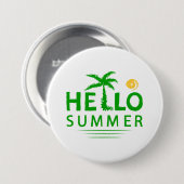 hallo ronde button 7,6 cm (Voorkant /achterkant)