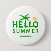 hallo ronde button 7,6 cm (Voorkant)