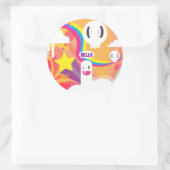 hallo! ronde sticker (Tas)